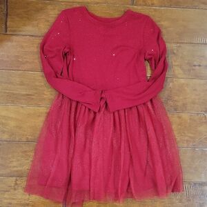 Elegant Red Kids Dress